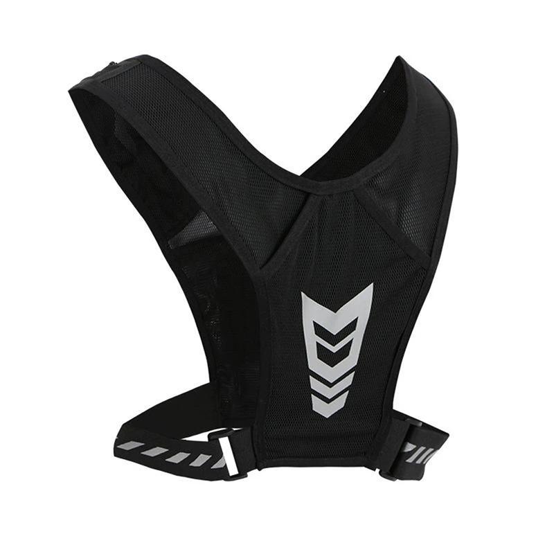 Sports Vest Phone Bag, Breathable Portable Reflective Running Vest Storage Bag, Hiking Chest Bag Vest for Water Bottles Sports Accessories,  Gym Bag