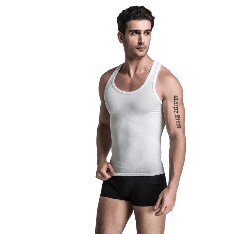 Extreme Fit Men's Compression Tank Top - Core Support, Slimming Fit & Ideal for Summer Workouts