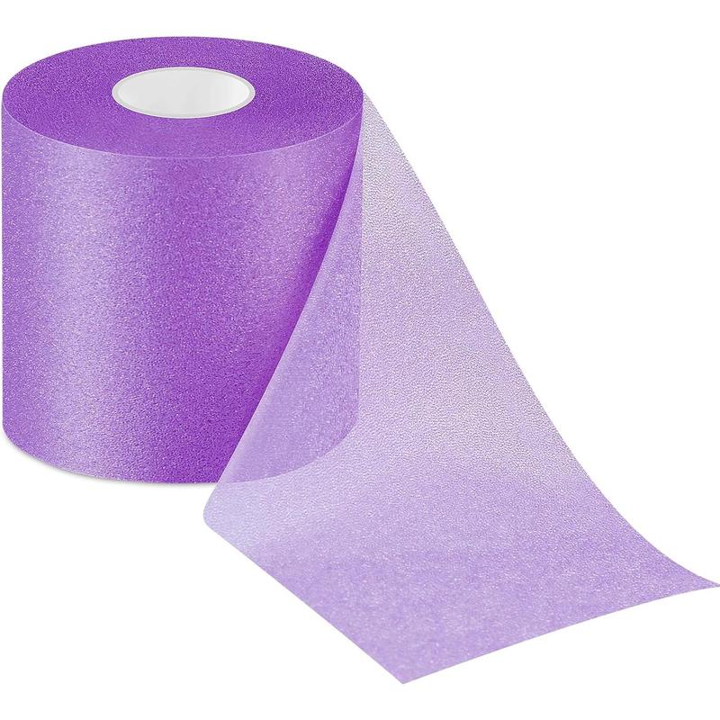 30 Yards Pre-wrap Athletic Foam Underwrap Tape for Sports Bandaging Wrists, Elbows, Knees, and Ankles, 2.76 Inches (Purple)