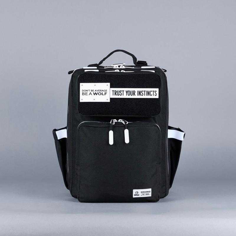 15L Backpack Alpha Black White Accents