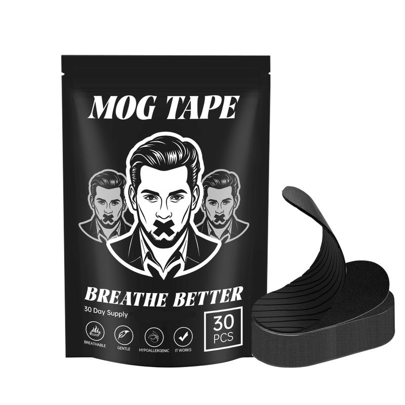 Mog Mouth Tape -one month supply mouth tape,sport accessories, 30 Strips, Mog Strips Mog Tape for sleep