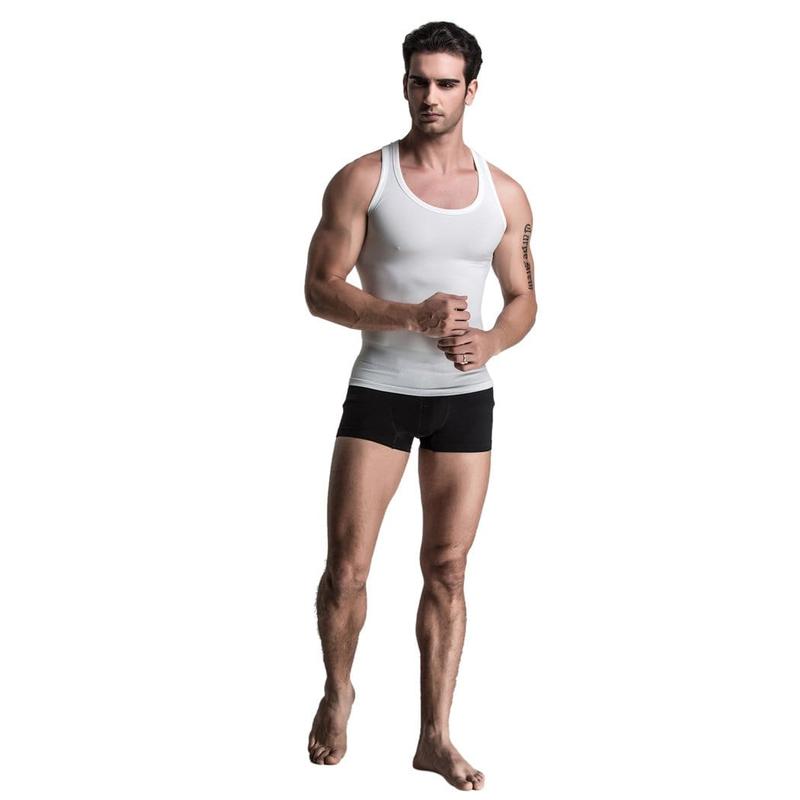 Extreme Fit Men's Compression Tank Top - Core Support, Slimming Fit & Ideal for Summer Workouts