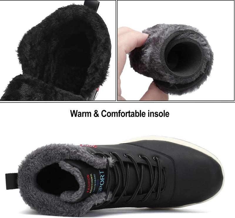 [Black Friday Sale] 2024 Mens Winter Shoes Snow Boots Winter Boots Snow Shoes Water Resistant Outdoor Hiking Shoes Ankle Sneakers