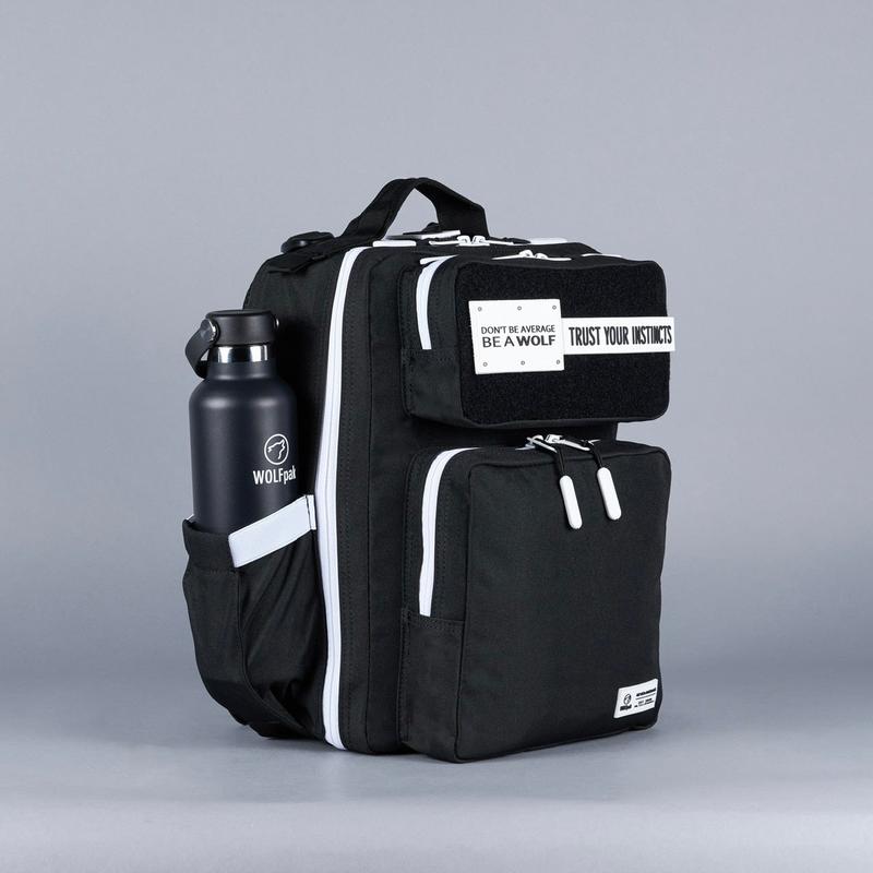 15L Backpack Alpha Black White Accents