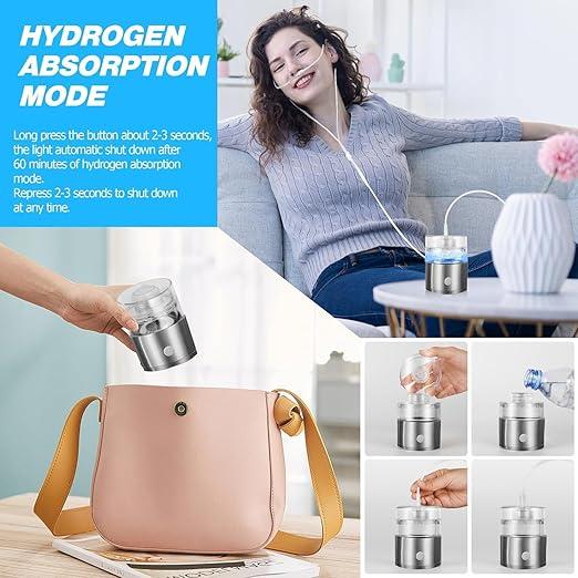 Hydrogen water bottle hydrogen water generator water glass cup rich in hydrogen bottle for school gym outdoor travel