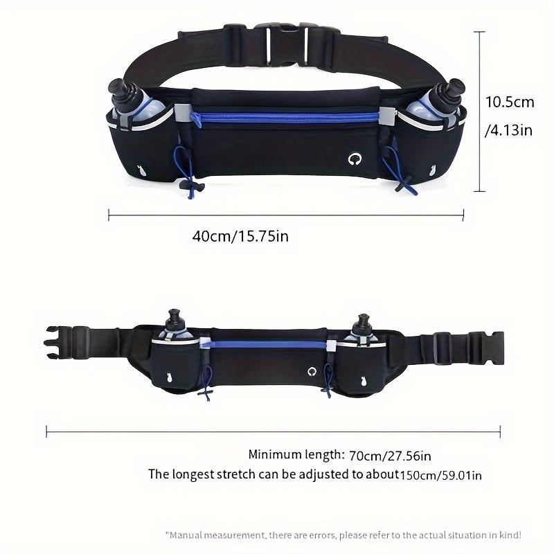 Outdoor Sports Waist Bag, 1 Count Multifunctional Water Bottle Bag with Bottle, Personal Running Waterproof Belt Mobile Phone Bag, Marathon Bag