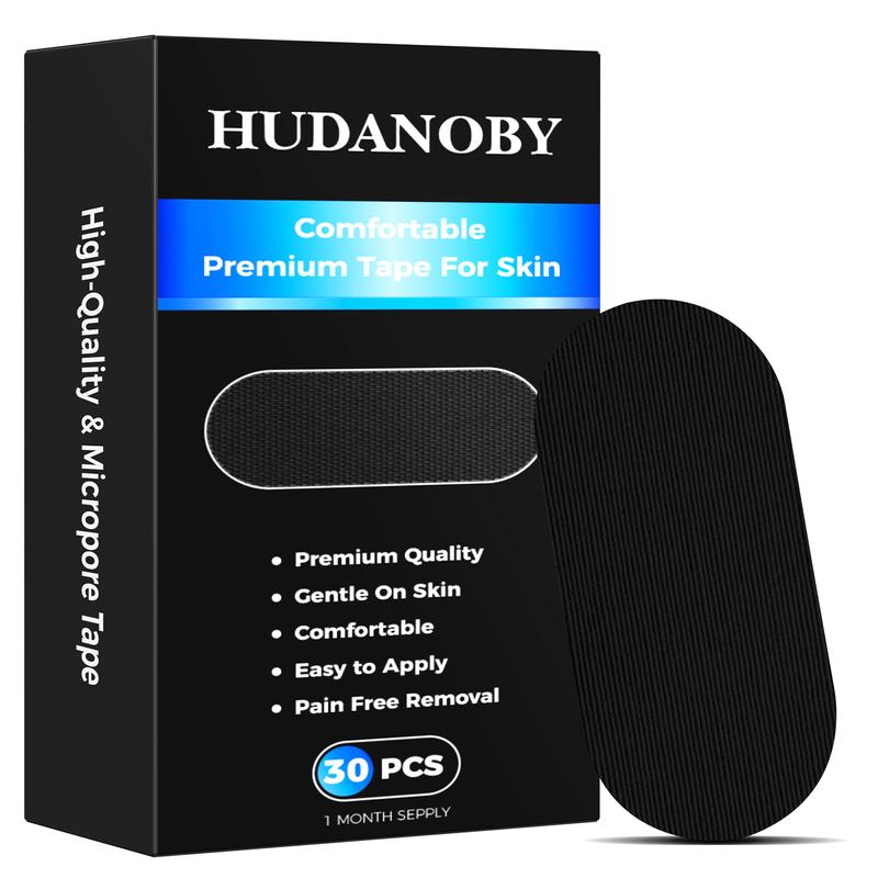 Hudanoby Mouth Tape, for sleep one month supply, mouth tape, black, gentle, adhesion & 30 Strips, sports accessories.2024 Christmas Gifts