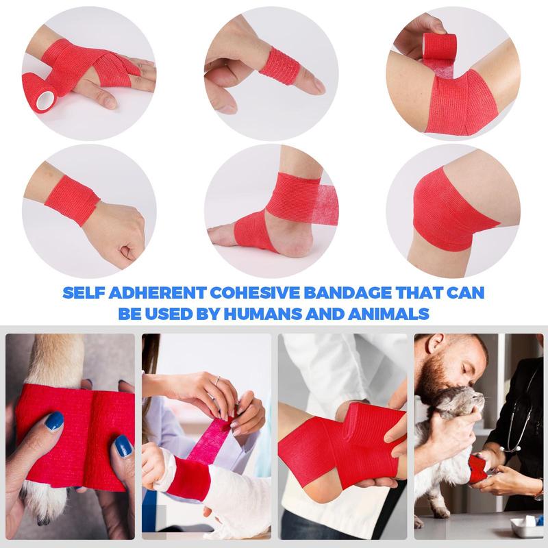 Self Adhesive Bandage, Breathable Waterproof Solid Color Sports Bandage, Outdoor Finger Pressure Bandage, Basketball Football Foot Bandage, Christmas Gift