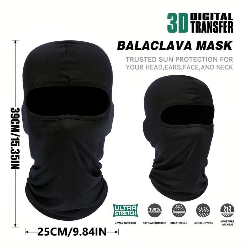 Balaclava Face Mask, 3 Counts set Breathable Full Face Mask for Cycling Motorcycle Hiking, Outdoor Sports Accessories for Men & Women, Glo Gang Ski Mask, Protective Gear, Christmas Gift