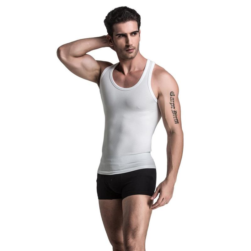 Extreme Fit Men's Compression Tank Top - Core Support, Slimming Fit & Ideal for Summer Workouts