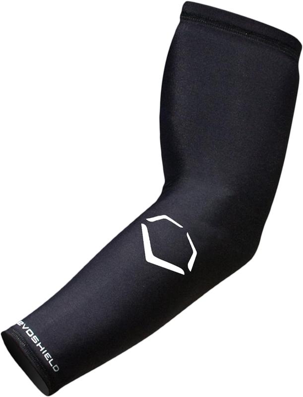 EvoShield Arm Sleeve | Superior Comfort and Optimal Temperature Regulation | Sports Sleeve for Football, Golf, Volleyball | Black | Size : S M, L XL