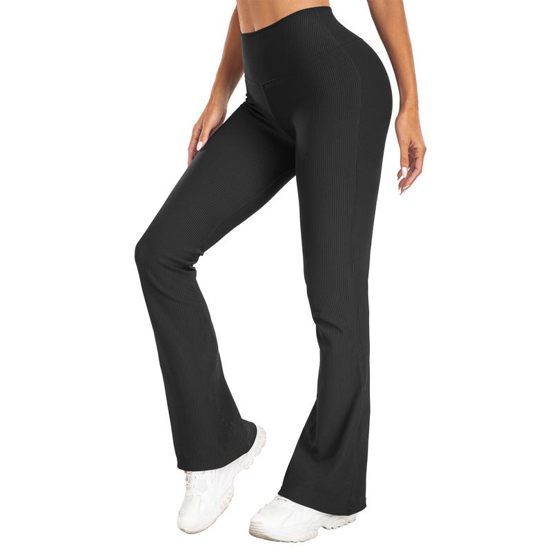 SeSe Code Women's Flare Yoga Pants High-Waisted Hip Lifting Tummy Tightening Leggings