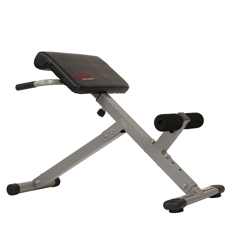 45 Degree Hyperextension Roman Chair,  Adjustable Height Hyper back extension, Foldable Ab Sit Up Bench for Home Gym