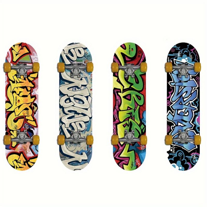 SAN QIAN SHOP Interesting sports  Beginner Skateboard - Vibrant Multi-color Design Skateboard, 31*8 Inches 7ly Maple Beginner Load 220.46LB 7-ply Maple Deck, Safe Non-slip Surface, Concave Feet