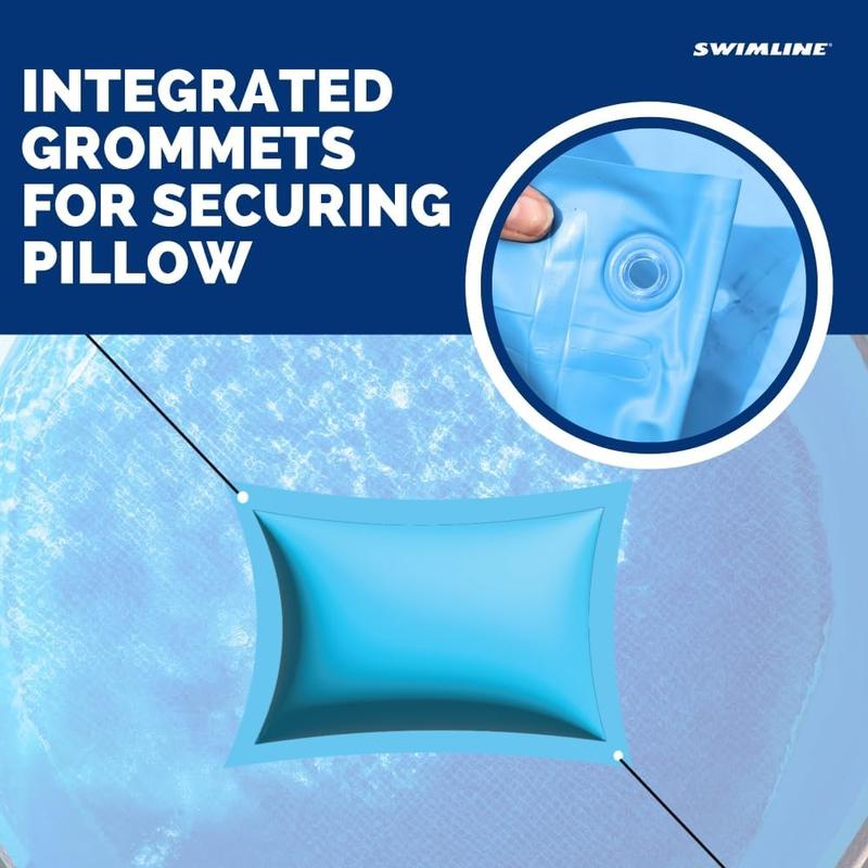 HYDROTOOLS Air Pillow For Above Ground Pools Cover Winterizing | 4 x 4 ft Cushion Swimming Pool Closing Winter Kit | Cold Resistant Ice Equalizer Thick Pool Pillows Accessories | 1144 ACC44