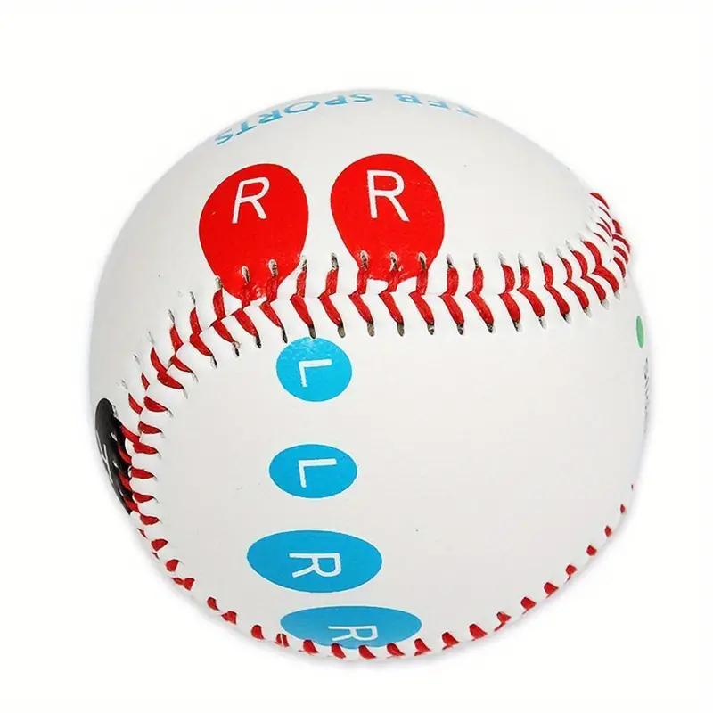 Baseball Training Ball, 1 Count Softball with Finger Placement Mark, Baseball Training Equipment for Beginners, Ball Sports Equipment for Indoor Outdoor Use