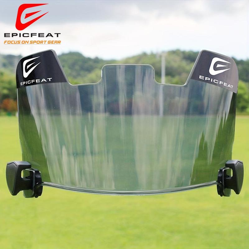 Football Mask Visor, Professional Football Mask, HD Optical UV Protection Anti-glare Anti-blinding Strap Mounting Accessories for Youth and Adults