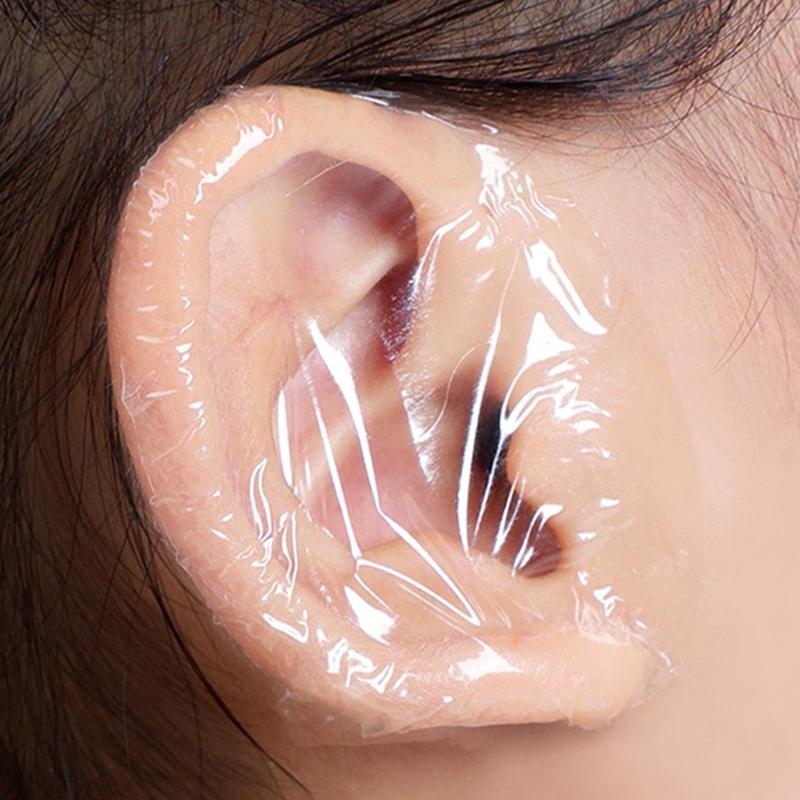 Waterproof Ear Protective Sticker, Waterproof Ear Sticker, Waterproof Clear Tape for Shower Swimming, Adhesive Tape for Ear