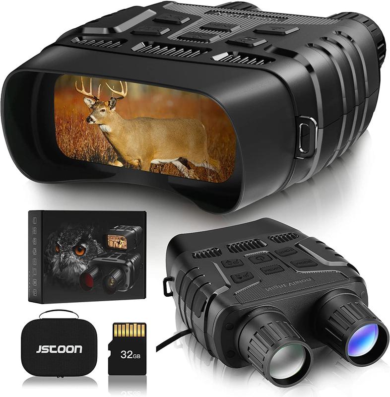 JStoon Night Vision Goggles Night Vision Binoculars - Digital Infrared Night Vision for Viewing in 100% Darkness-HD 1080p Image & Video from 300m 984ft for Hunting & Surveillance