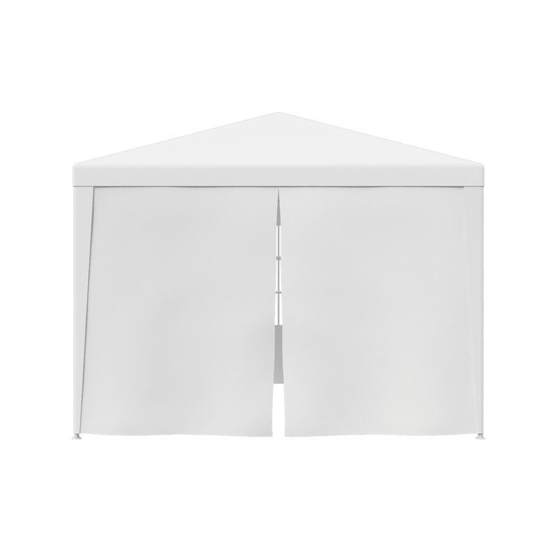 SUPERDEAL 10' x 10' Outdoor Canopy Party Wedding Tent Gazebo Pavilion w 4 Side Walls White