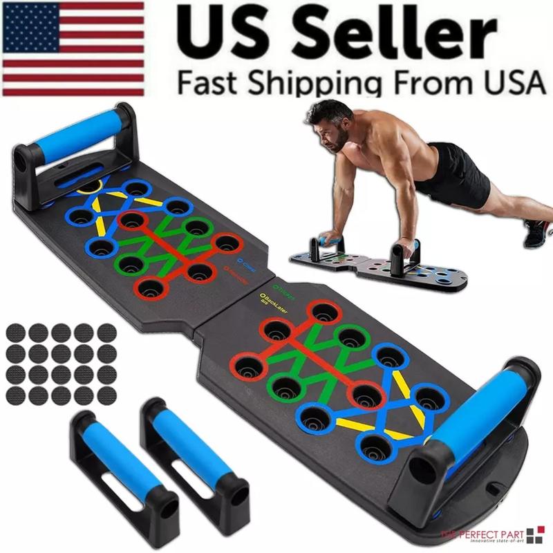 [US SELLER] [TIKTOK TOP SELLER] New Semester Gift, Birthday Gift, 28 in 1 Push Up Rack Board System Fitness Workout Train Home Gym Exercise Stands