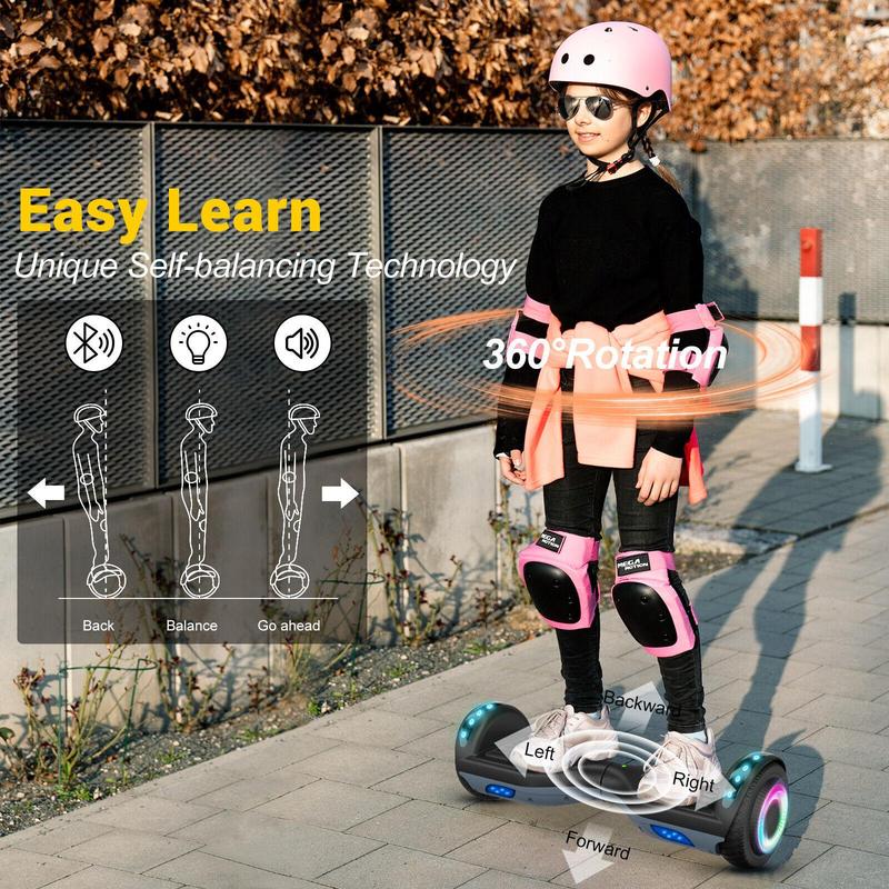 6.5'' Hoverboard Electric Self-Balancing Scooters Hoover boards no Bag for kids
