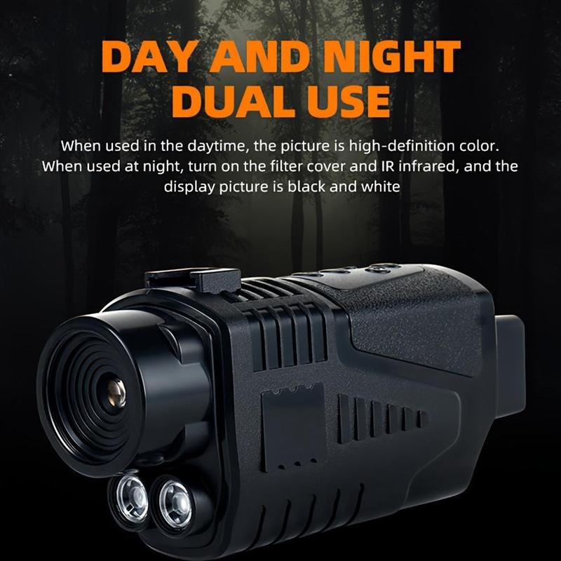 Professional HD Infrared Monocular Night-vision Machine, Portable Multifunctional Adjustable Night-vision Tool for Outdoor Camping & Fishing