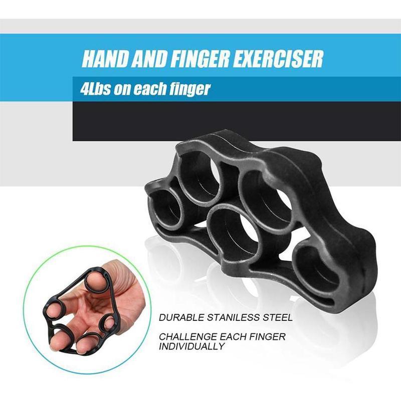 Hand Grip Strengthener Kit （5 Pack）Forearm Grip Adjustable Resistance Hand Gripper, Finger Exerciser, Finger Stretcher,Grip Ring Stress Relief Grip Ball For Athletes,Portable Home Gym Hand Strength Training Tool handgripper,Boy's Girt