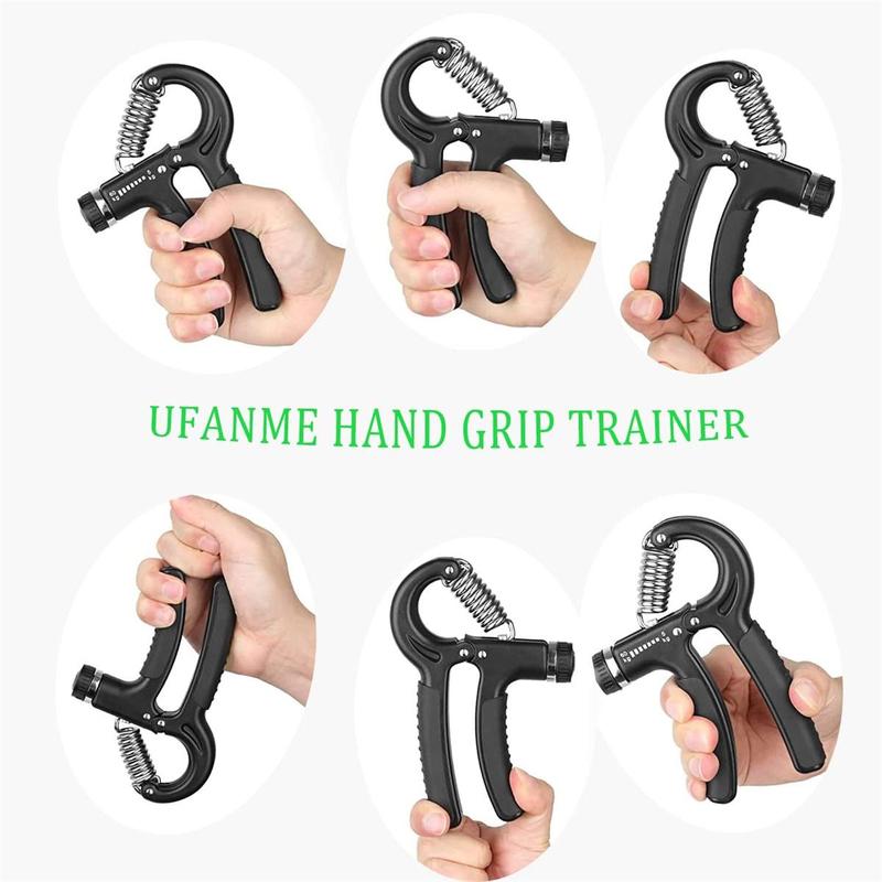 Hand Grip Exerciser Strengthener with Adjustable Resistance 11-132 Lbs (5-60kg), Forearm Strengthener, Hand Exerciser for Muscle Building and Injury Recover