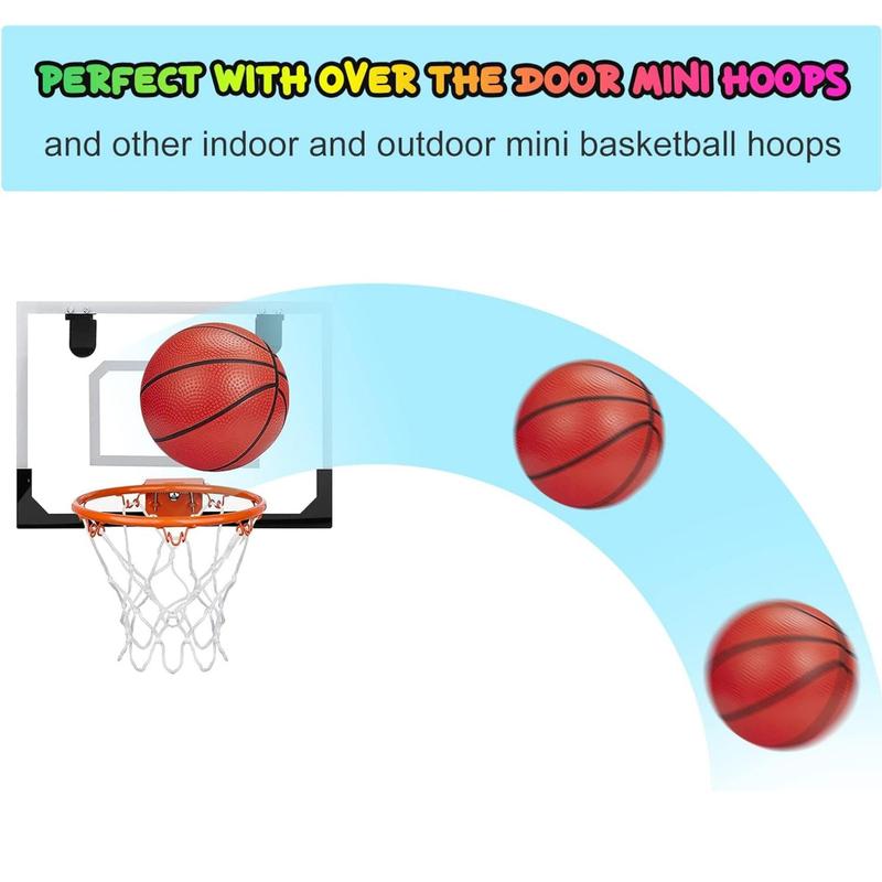 Size 2 Basketball, Inflatable PVC Basketball, Indoor Outdoor Interactive Basketball, Sports Toy, Basketball for Teenager, Ball Sports Equipment, Christmas Gift