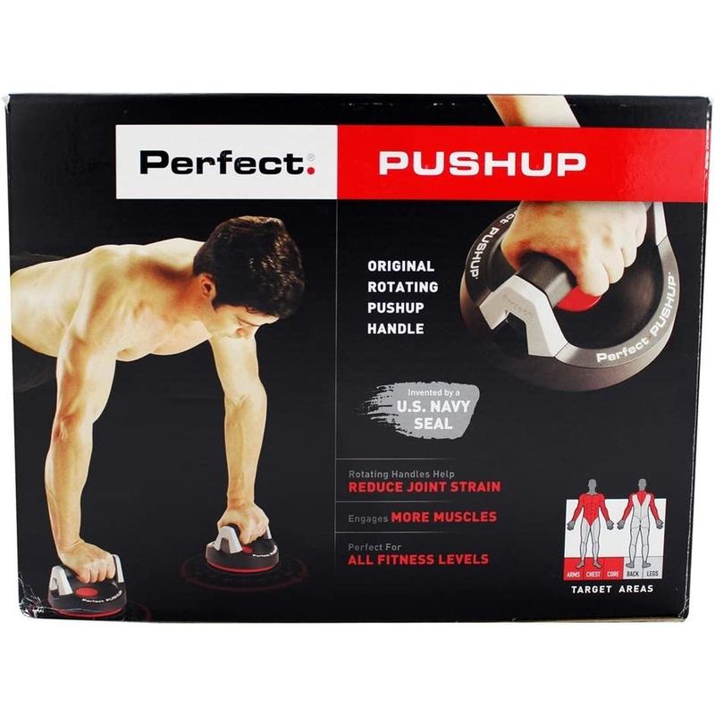 Perfect Fitness Perfect Pushup Rotating Push up Handles – Enhance Your Workout and Engage More Muscles with Ergonomic Design Perfect Fitness