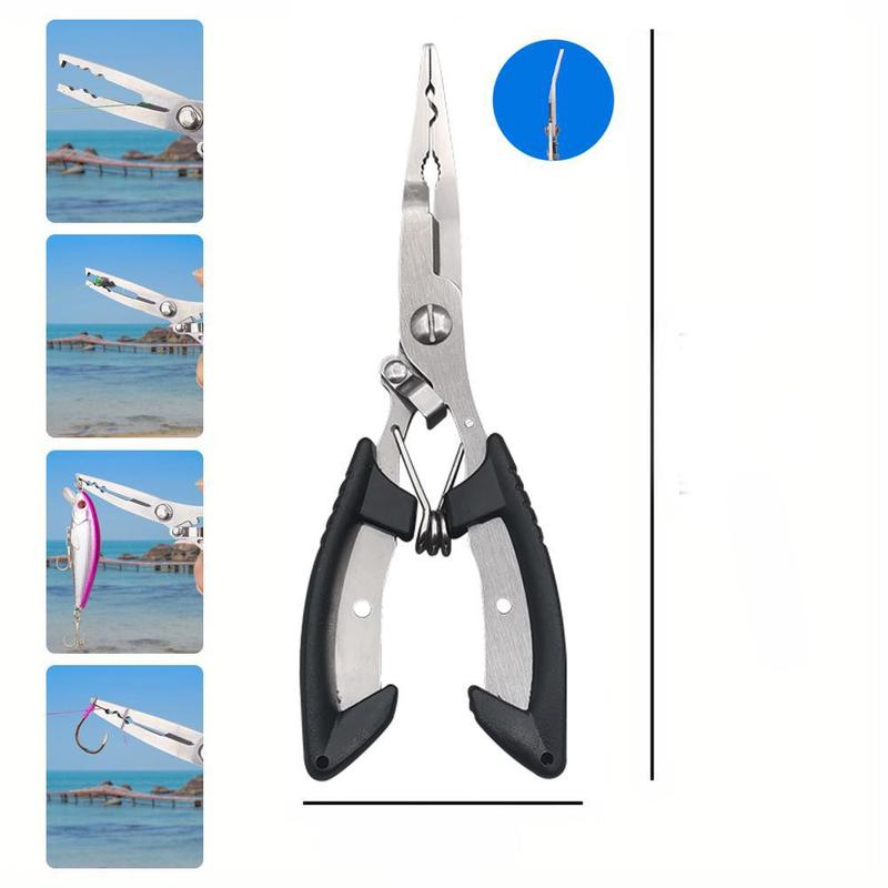 Fishing Tool Set, 6 Counts box Fishing Pliers & Dehooker & Lip Clip & Digital Fish Scale & Other Accessories, Outdoor Fishing Accessories