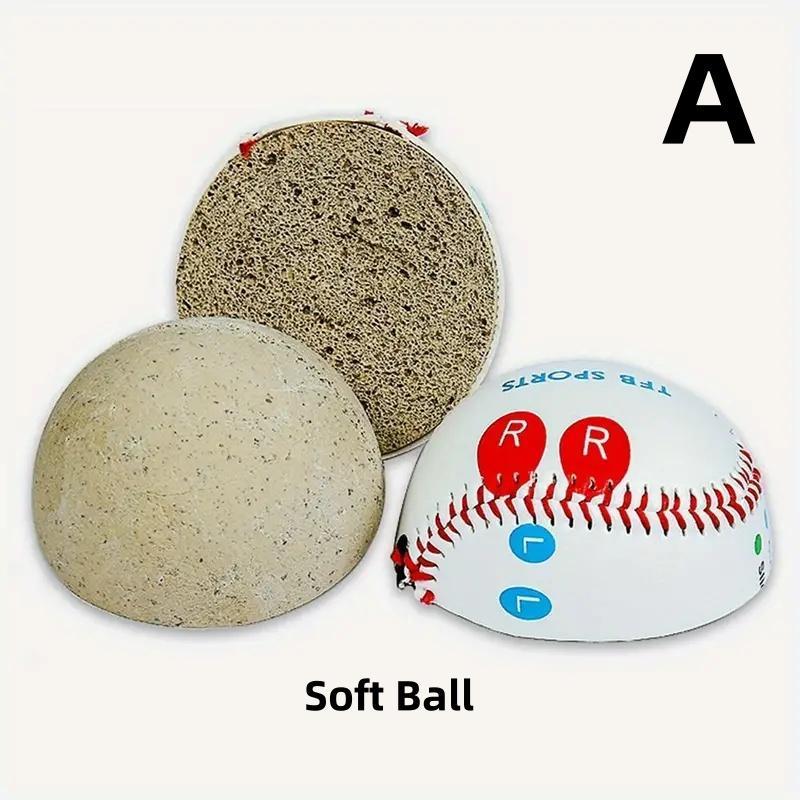 Baseball Training Ball, 1 Count Softball with Finger Placement Mark, Baseball Training Equipment for Beginners, Ball Sports Equipment for Indoor Outdoor Use