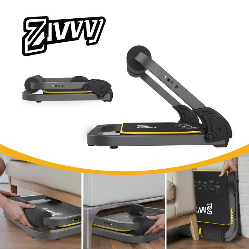 Ziwwvy Ab Workout Fitness Machine, Sit-up Assistant Abdominal Exercise Mahince, Ab Crunch, Roll-up, Home Gym Fitness Device