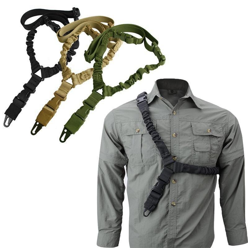 Outdoor Nylon Crossbody Tactical Belt, 1 Count Multi-purpose Single Point Tactical Tool Strap, Shoulder Strap, Tactical Mission Rope, Christmas Gift