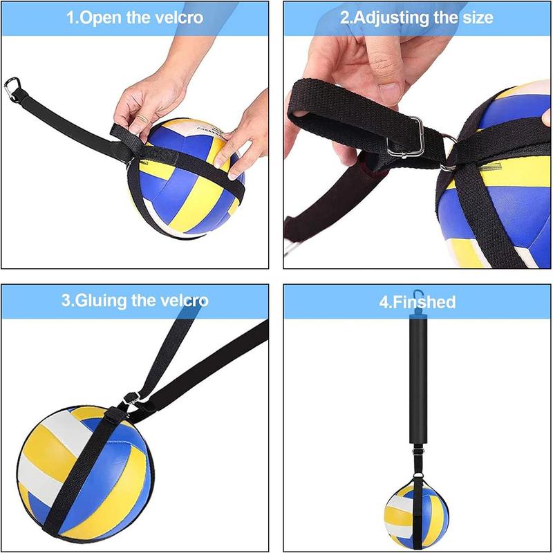 Volleyball Training Belt without Ball, Adjustable Bouncing Dunking Practice Belt, Hanging Volleyball Training Rope for Indoor Outdoor Use, Summer Gift