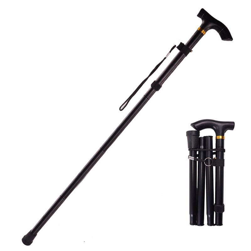 Retractable Hiking Stick, Outdoor Foldable Hiking Stick, Five Sections Telescopic Folding, Travel Climbing Stick, Walking Stick