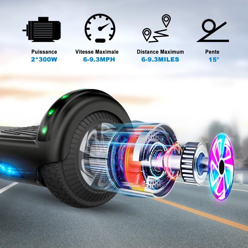 SISIGAD Wireless Hoverboard, 6.5