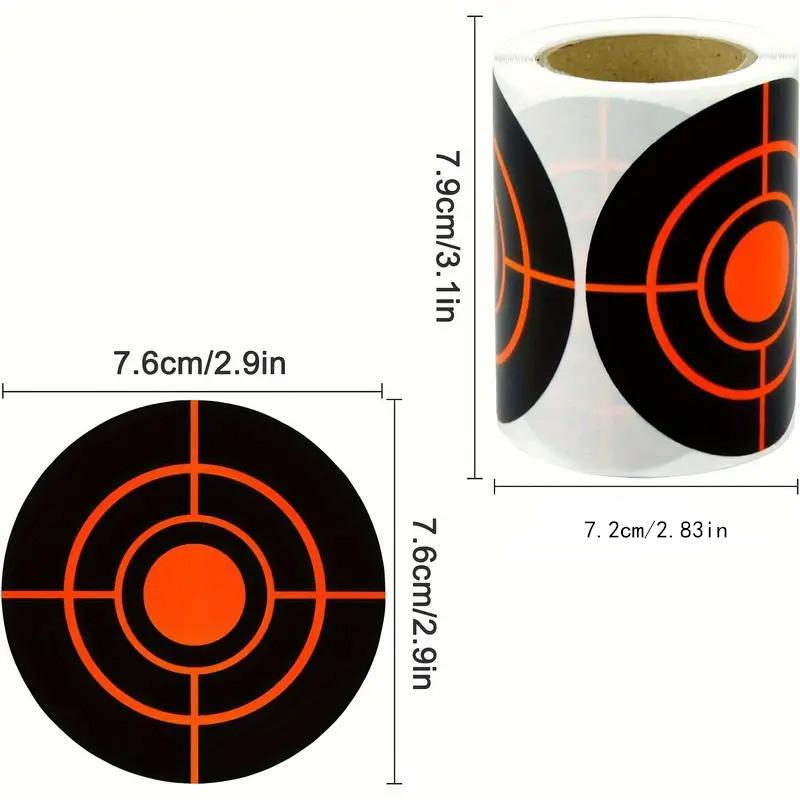 Target Shooting Sticker Label, 200 Sheets Self-adhesive Target Shooting Sticker Label, Exercise Machine Accessories for Home Gym