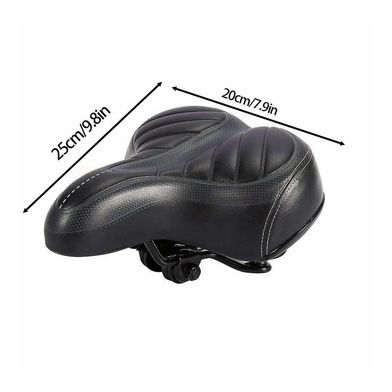 Bicycle Saddle, Comfortable Bicycle Seat, Wide Bicycle Seat, Universal Bicycle Replacement Saddle for Outdoor Cycling