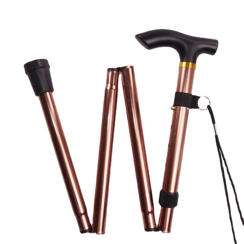 Retractable Hiking Stick, Outdoor Foldable Hiking Stick, Five Sections Telescopic Folding, Travel Climbing Stick, Walking Stick