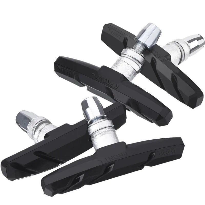 1 Pairs V-shaped Silent Brake Pads Suitable for BMX Road Mountain Bike Silent Durable Brake Pads Bicycle Accessories Dropship