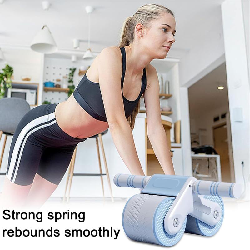 Abdominal Wheel ,Abdominal Wheel with Non-slip Handle ,Phone Holder Design Crunch Fitness Equipment for Home Gym ,Gym Accessories for Men & Women