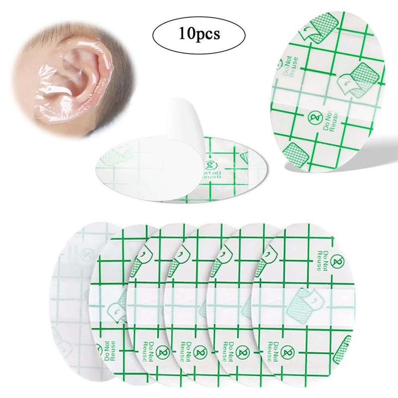 Waterproof Ear Protective Sticker, Waterproof Ear Sticker, Waterproof Clear Tape for Shower Swimming, Adhesive Tape for Ear