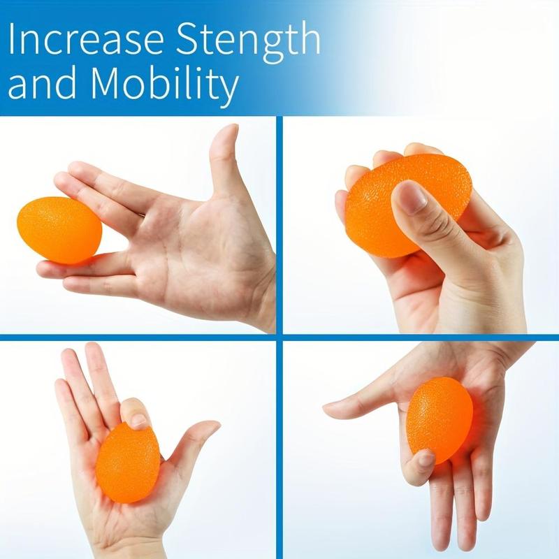 Hand Grip Ball, 4 Counts set Hand Strength Griping Training Balls, Finger Resistance Exercise Ball, Stress Relief Ball for Finger Grip Strength Training, Fitness Equipment