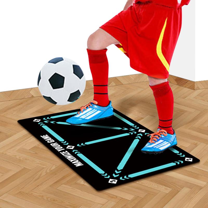 Football Training Mat, Silent Shock Absorption Football Training Tool, Football Training Aid, Sports Equipment for Indoor Outdoor Use, Christmas Gift