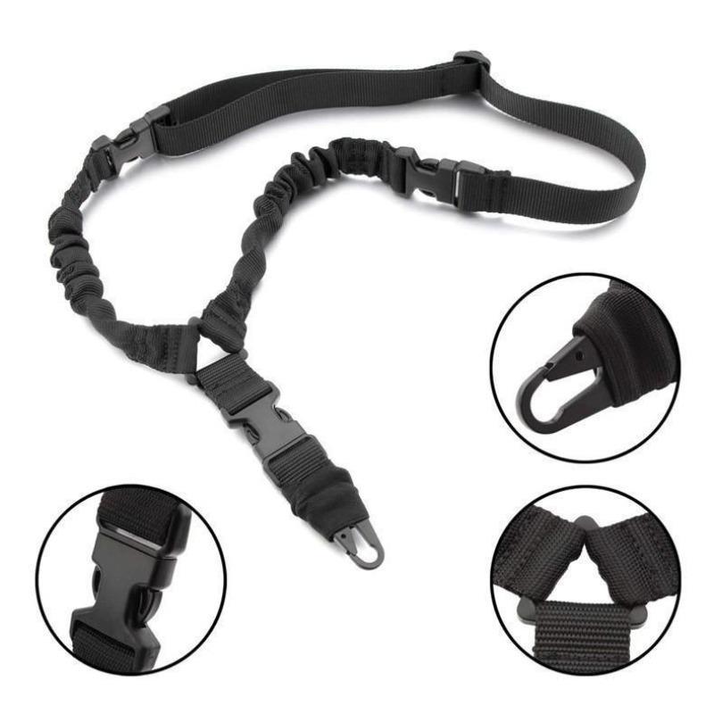 Outdoor Nylon Crossbody Tactical Belt, 1 Count Multi-purpose Single Point Tactical Tool Strap, Shoulder Strap, Tactical Mission Rope, Christmas Gift