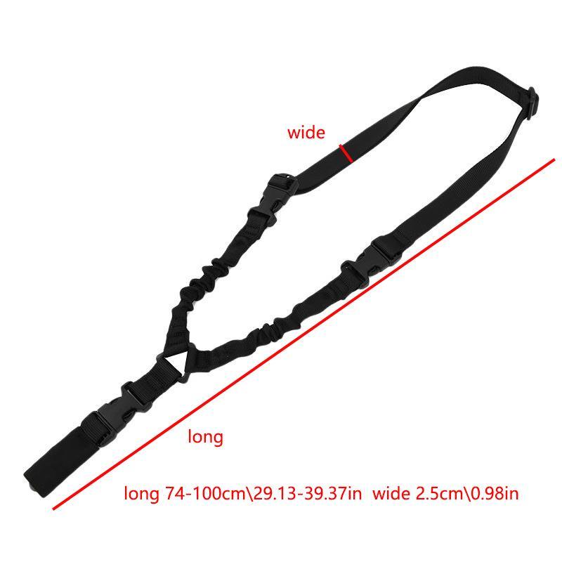 Outdoor Nylon Crossbody Tactical Belt, 1 Count Multi-purpose Single Point Tactical Tool Strap, Shoulder Strap, Tactical Mission Rope, Christmas Gift