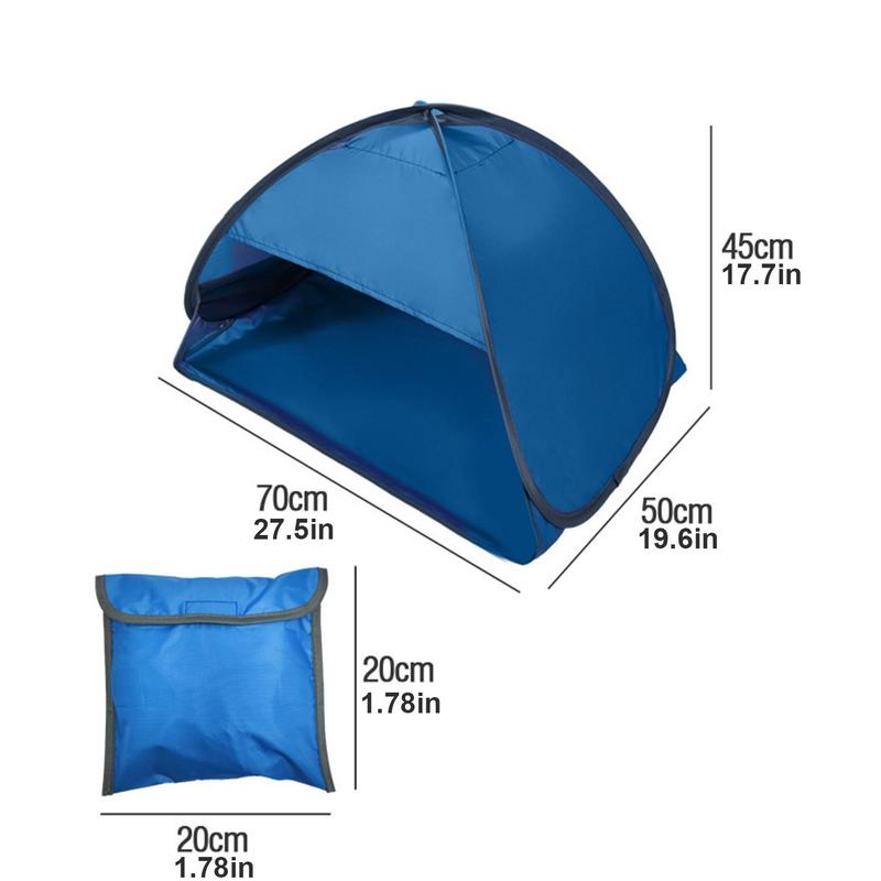 Quick Open Slacker Tent, Waterproof & Durable Polyester Tent with Carbon Fiber Frame, Suitable for Outdoor Recreation & Beach Shading