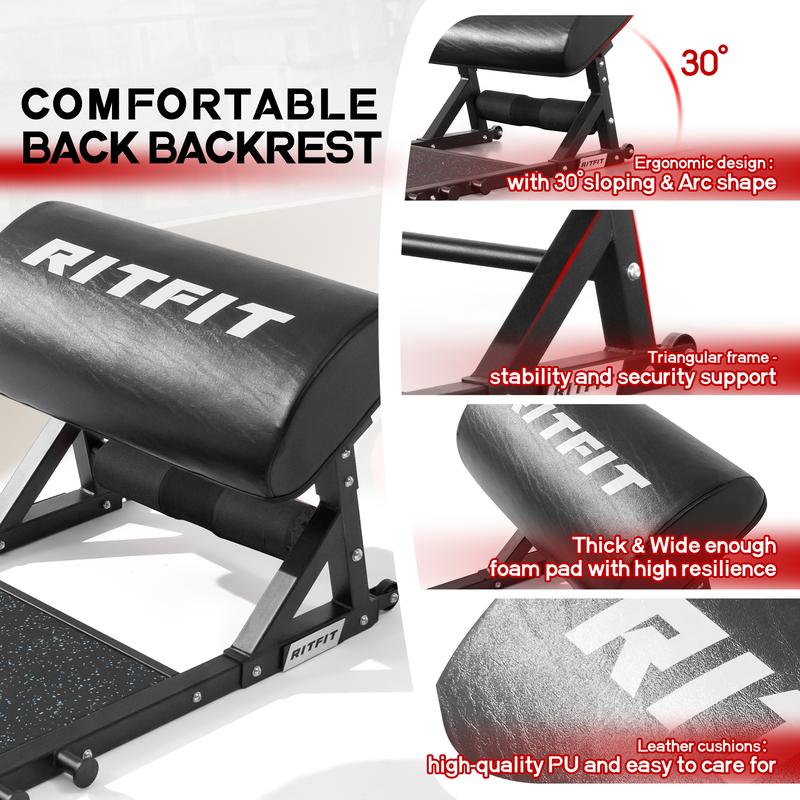 RitFit PHM01 Hip Thrust Machine-multifunctional training fitness trainer hip abduction machines hip exercise